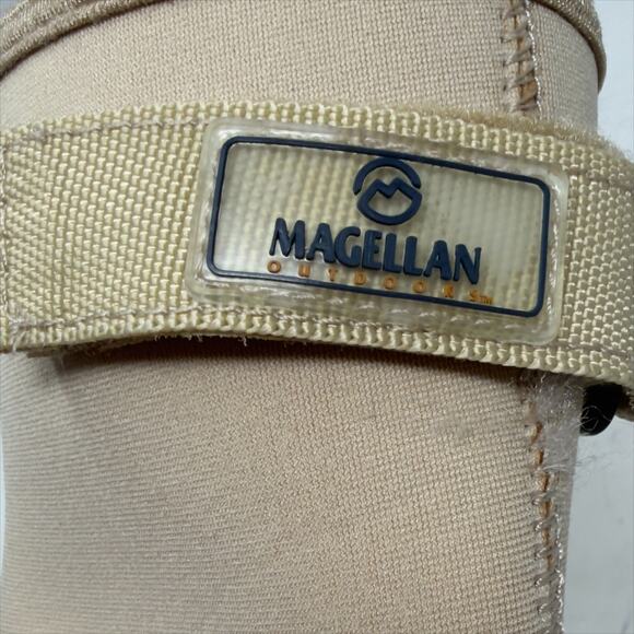Magellan Outdoors Neoprene Front Zip Wading Boots Mens size 9 Tan/Cream - Picture 14 of 16